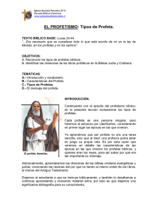 EL PROFETISMO 3 - Tipos de Profetas