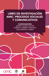 Libro de Investigación AMIC. Procesos Sociales y Comunicativos