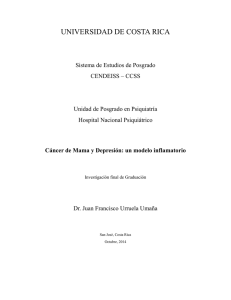 Cáncer de mama y depresión: un modelo inflamatorio