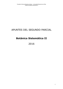 2do. PARCIAL (Guía 2016) - Facultad de Ciencias Naturales y Museo
