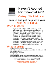 Haven`t Applied for Financial Aid?