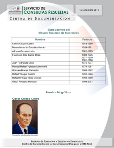 Magistrados presidentes del TSE - Tribunal Supremo de Elecciones