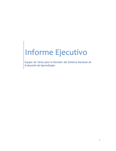 Informe Ejecutivo - Ministerio de Educación de Chile