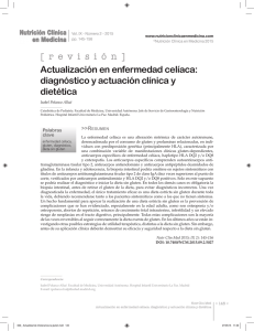 diagnóstico y actuación clínica y dietética