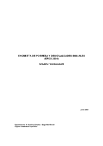 ENCUESTA DE POBREZA Y DESIGUALDADES SOCIALES (EPDS