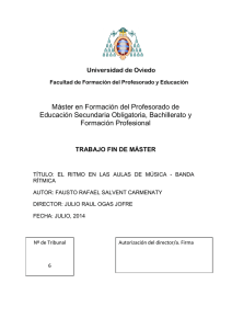 Máster en Formación del Profesorado de Educación Secundaria