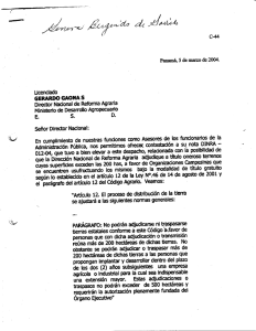 Ucenciaclo GERARDO GAONA $ Dired~r Nacional de Reforma