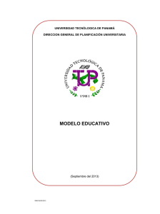 Modelo Educativo - Universidad Tecnológica de Panamá