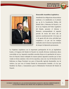 Honorable Asamblea Legislativa - Congreso del Estado de Nayarit
