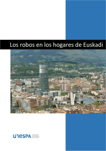 Los robos en los hogares de Euskadi