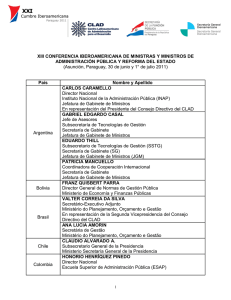 XIII Conferencia Iberoamericana de Ministros y Ministras
