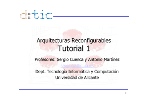 Tutorial 1 - RUA - Universidad de Alicante