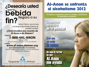 Al-Anon se enfrenta al alcoholismo 2012