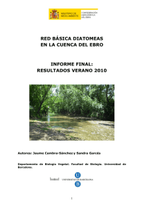 Informe 2010  - Confederación Hidrográfica del Ebro