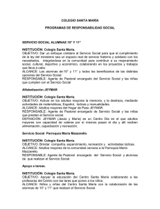 Servicio Social Hogar Hospitalario San José