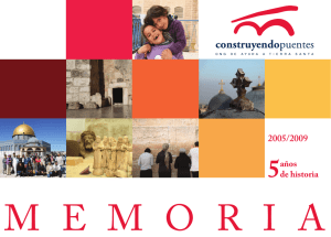 Memoria 2005/09 - Construyendo Puentes