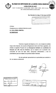 ÿþ6 1 7 - DP - 1 5 - Legislatura de Jujuy