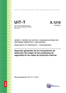 UIT-T Rec. X.1210 (01/2014) Aspectos generales de los
