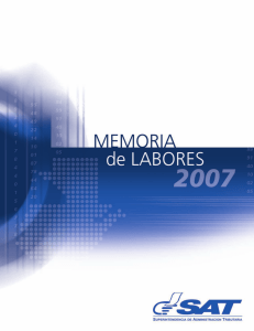 Descargar en archivo PDF la Memoria de Labores 2007