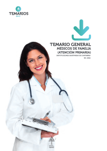 Temario General - Médicos AP II.SS. Cantabria