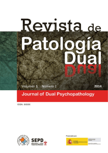 1 issn: xxxxx - Sociedad Española de Patología Dual