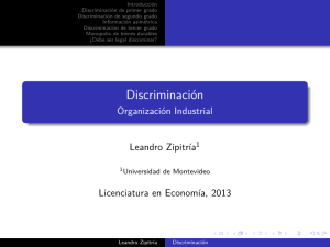 Discriminación - Leandro Zipitria