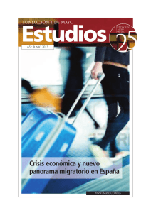 Crisis económica y nuevo panorama migratorio en España
