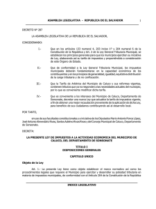 decreto n° 343 - Asamblea Legislativa