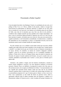 Presentando a Rafael Argullol