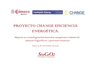 PROYECTO CHANGE EFICIENCIA ENERGÉTICA.
