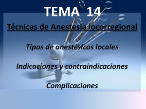 Anestesia regional