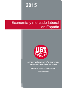 Economía y mercado laboral en España