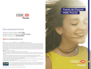 Cuenta de Cheques HSBC Premier
