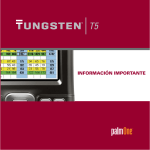 Tungsten T5 Read This First (Spanish)