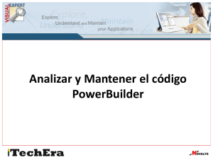 Analizar y Mantener el código PowerBuilder