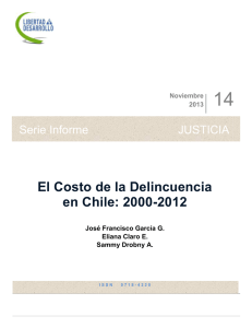 14 El Costo de la Delincuencia en Chile: 2000-2012