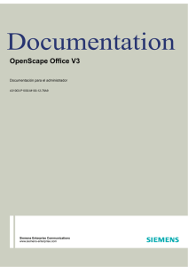 OpenScape Office v3 Documentación de administración