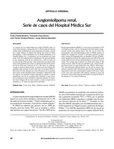 Angiomiolipoma renal. Serie de casos del Hospital
