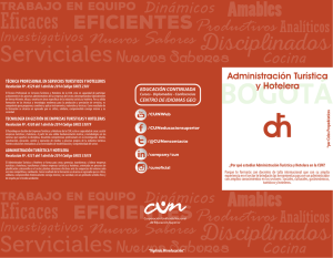 plegable 2016 AdmonTuristica Hotelera Bogota