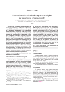 Uso tridimensional del oclusograma en el plan