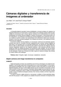 Cámaras digitales y transferencia de imágenes al ordenador