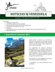 Noticias SJ 1 de julio 2015 - Compañía de Jesús en Venezuela