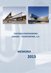 Memoria Anual 2013