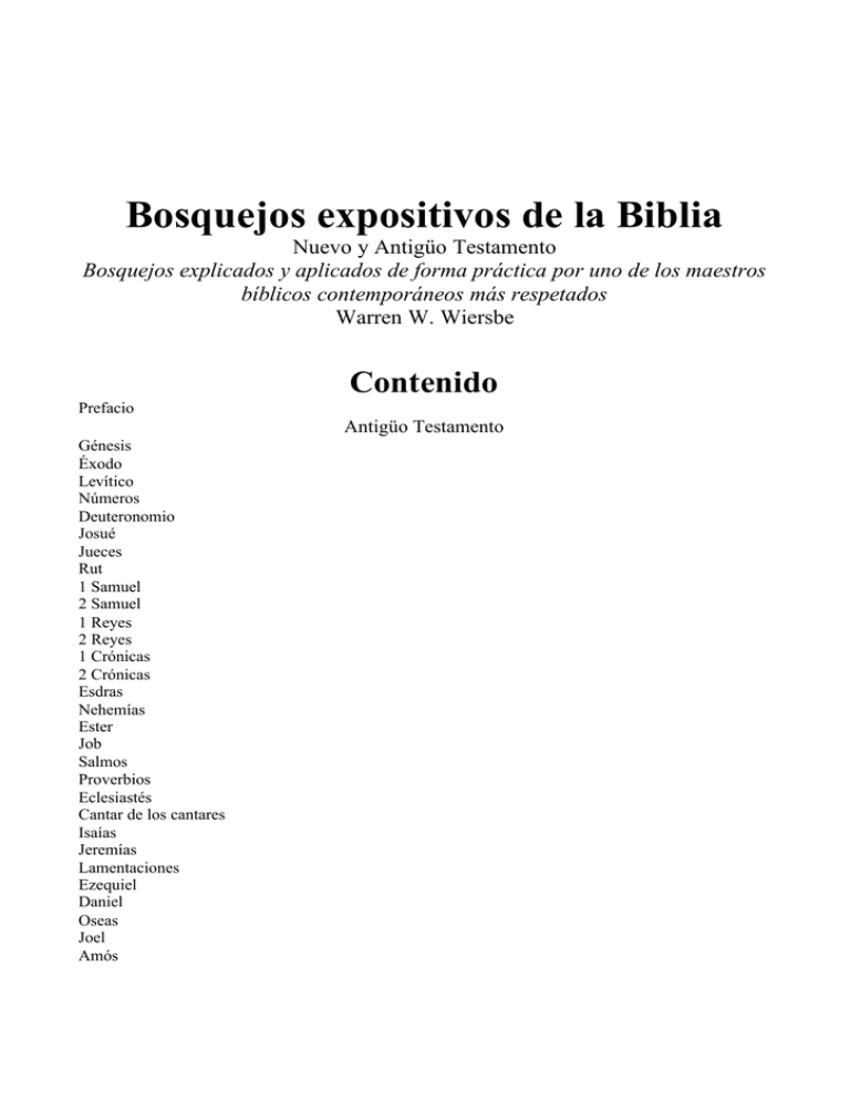 Bosquejos Expositivos De La Biblia 8781