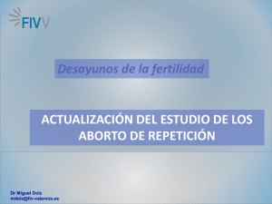 Enfoque actual del aborto repetición