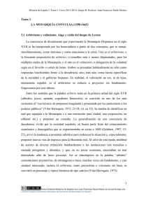 1 Tema 3 LA MONARQUÍA CONVULSA (1598-1665) 3.1