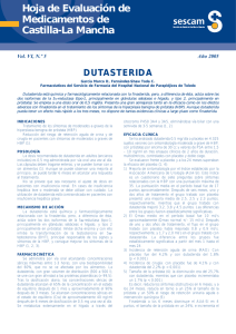 Dutasterida - Servicio de Salud de Castilla