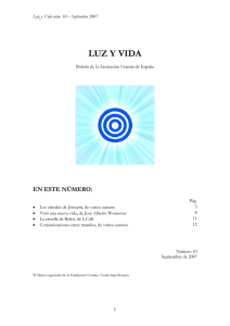 LUZ Y VIDA - Asociación Urantia de España