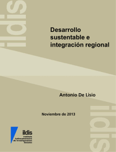 Desarrollo sustentable e integración regional
