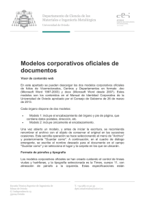 Modelos corporativos oficiales de documentos